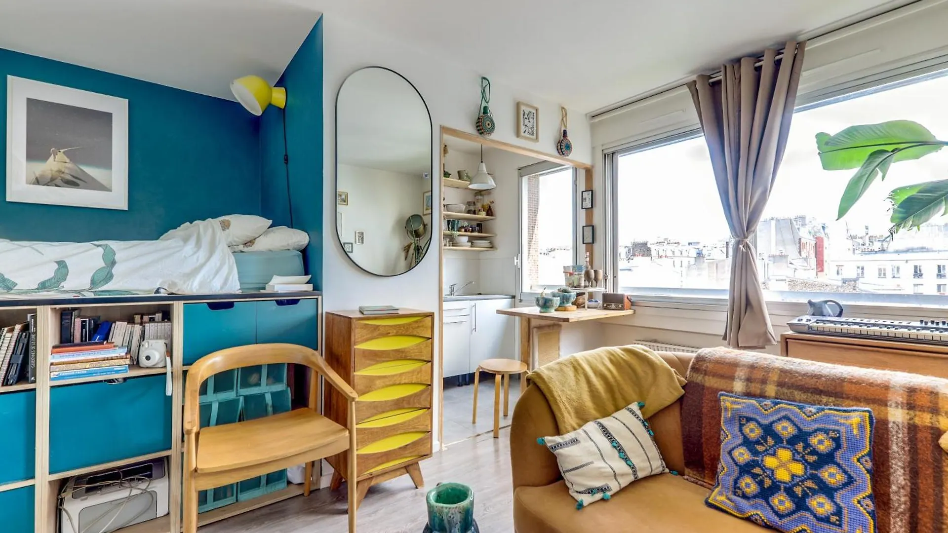 아파트 Grand Studio Quartier Branche 파리
